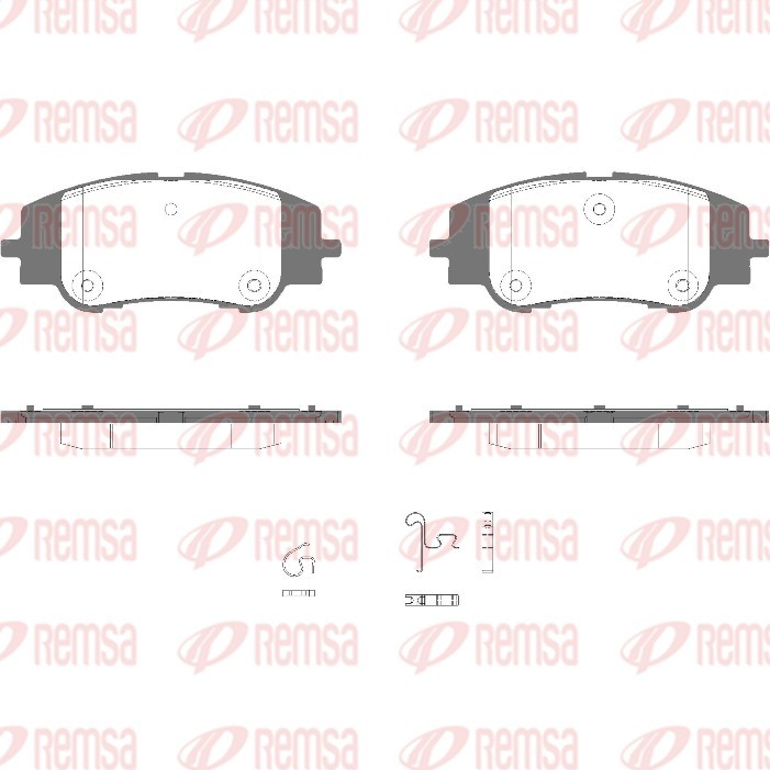 Brake Pad Set, disc brake (1994.00)