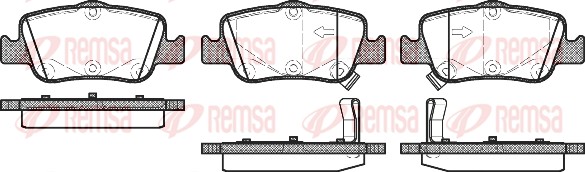 Brake Pad Set, disc brake (1356.02)