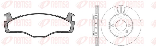Brake Kit, disc brake (8171.05)