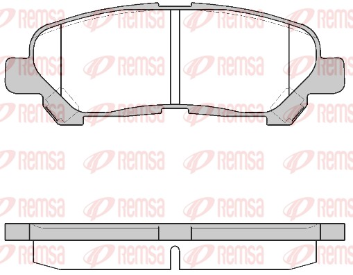 Brake Pad Set, disc brake (1313.00)