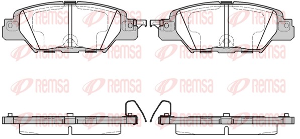 Brake Pad Set, disc brake (1677.00)