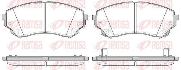 Brake Pad Set, disc brake (1331.04)