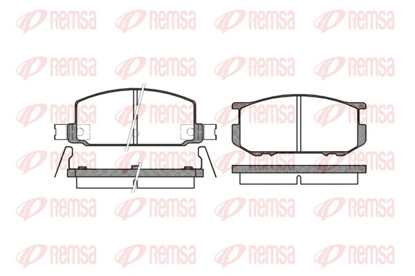 Brake Pad Set, disc brake (0109.22)