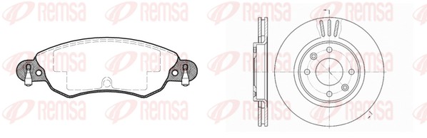 Brake Kit, disc brake (8829.00)