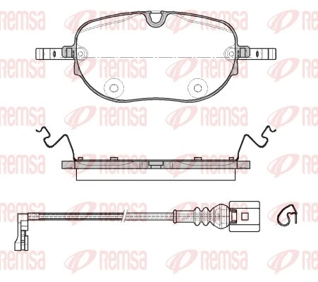 Brake Pad Set, disc brake (1963.01)