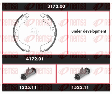 Brake Kit, drum brake (3172.00)