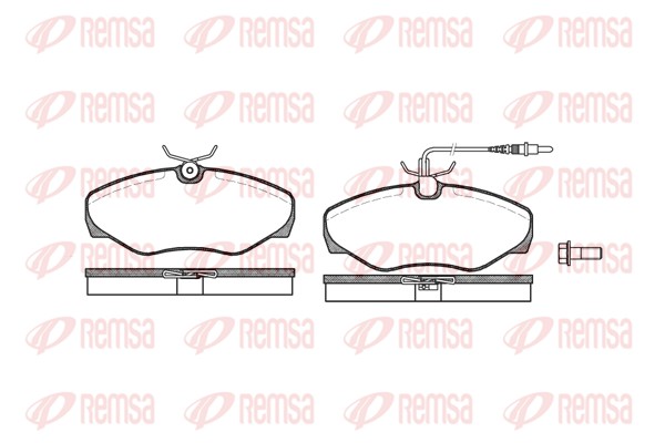 Brake Pad Set, disc brake (0834.01)