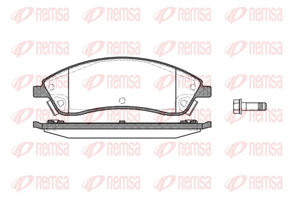 Brake Pad Set, disc brake (1086.08)
