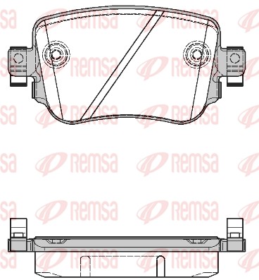 Brake Pad Set, disc brake (1549.08)