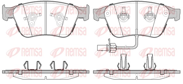 Brake Pad Set, disc brake (1371.12)