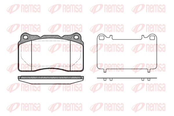 Brake Pad Set, disc brake (0666.10)