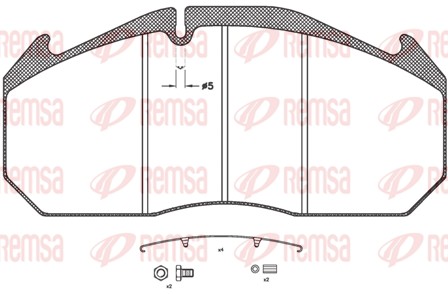 Brake Pad Set, disc brake (JCA 506.31)
