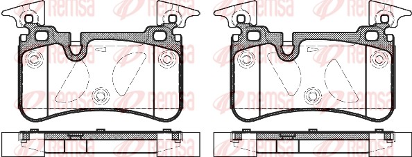 Brake Pad Set, disc brake (1367.00)