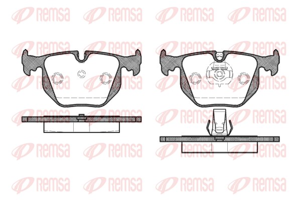 Brake Pad Set, disc brake (0381.30)