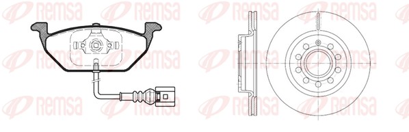 Brake Kit, disc brake (8633.05)
