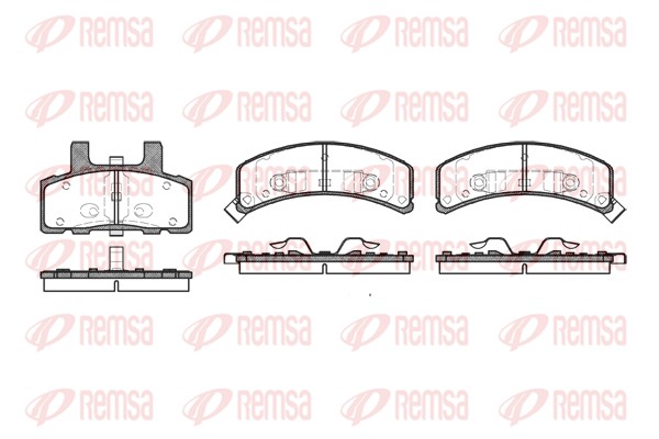 Brake Pad Set, disc brake (0552.32)