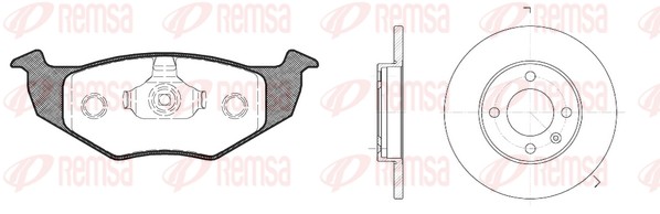 Brake Kit, disc brake (8609.03)