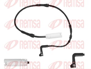 Warning Contact, brake pad wear (001070)