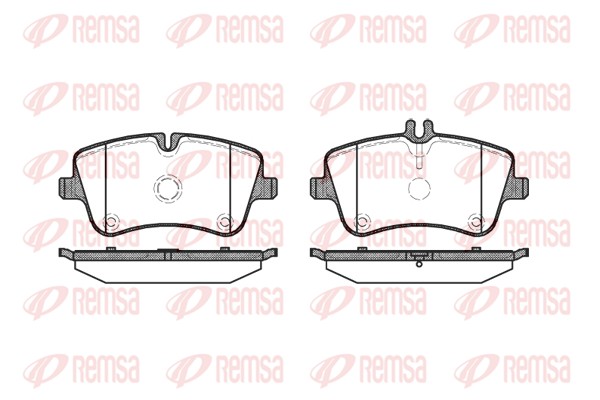 Brake Pad Set, disc brake (0768.00)