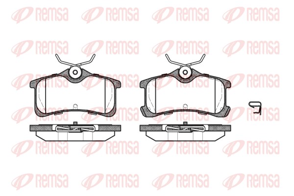 Brake Pad Set, disc brake (1050.02)
