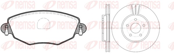 Brake Kit, disc brake (8776.00)