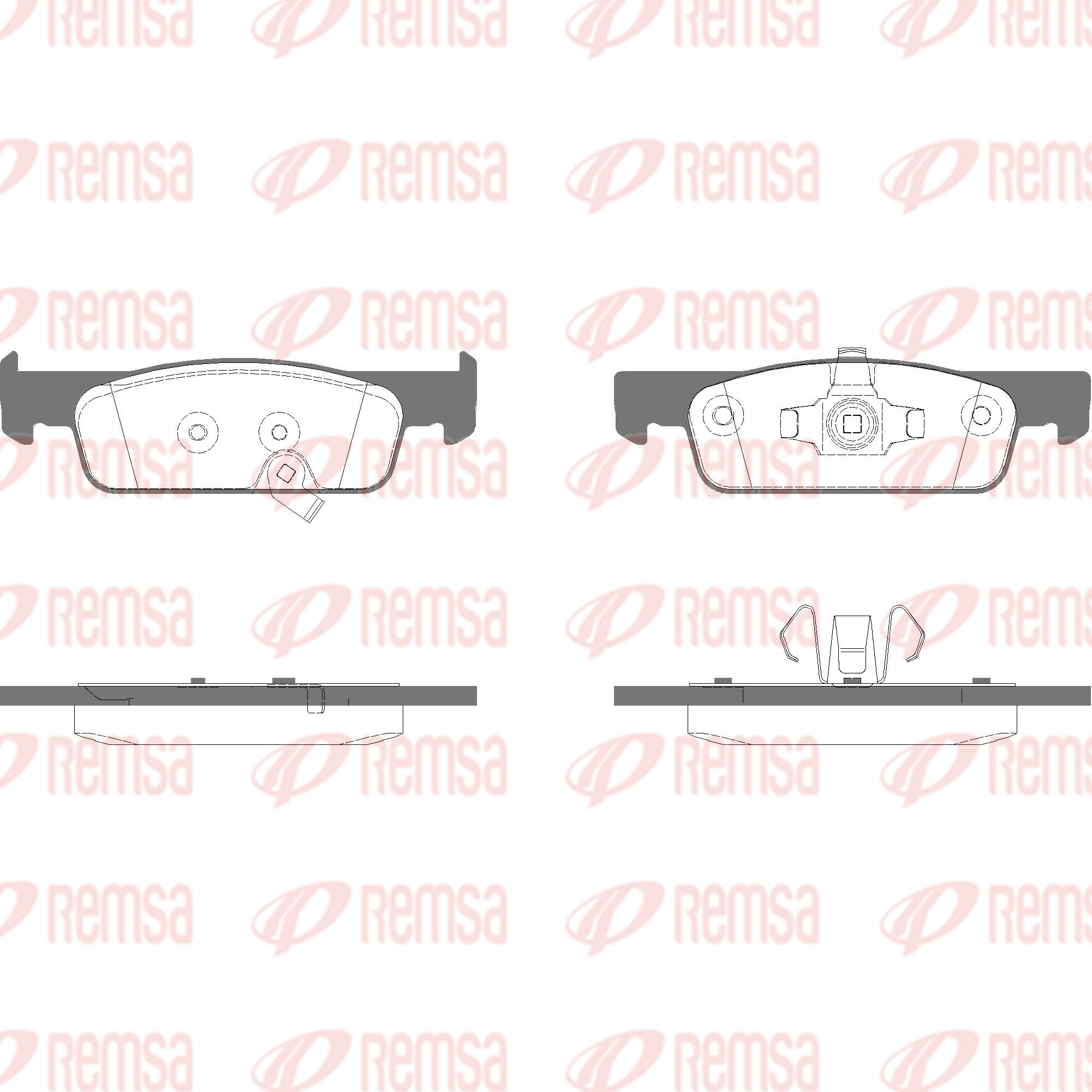 Brake Pad Set, disc brake (1540.02)