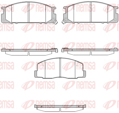 Brake Pad Set, disc brake (0306.12)