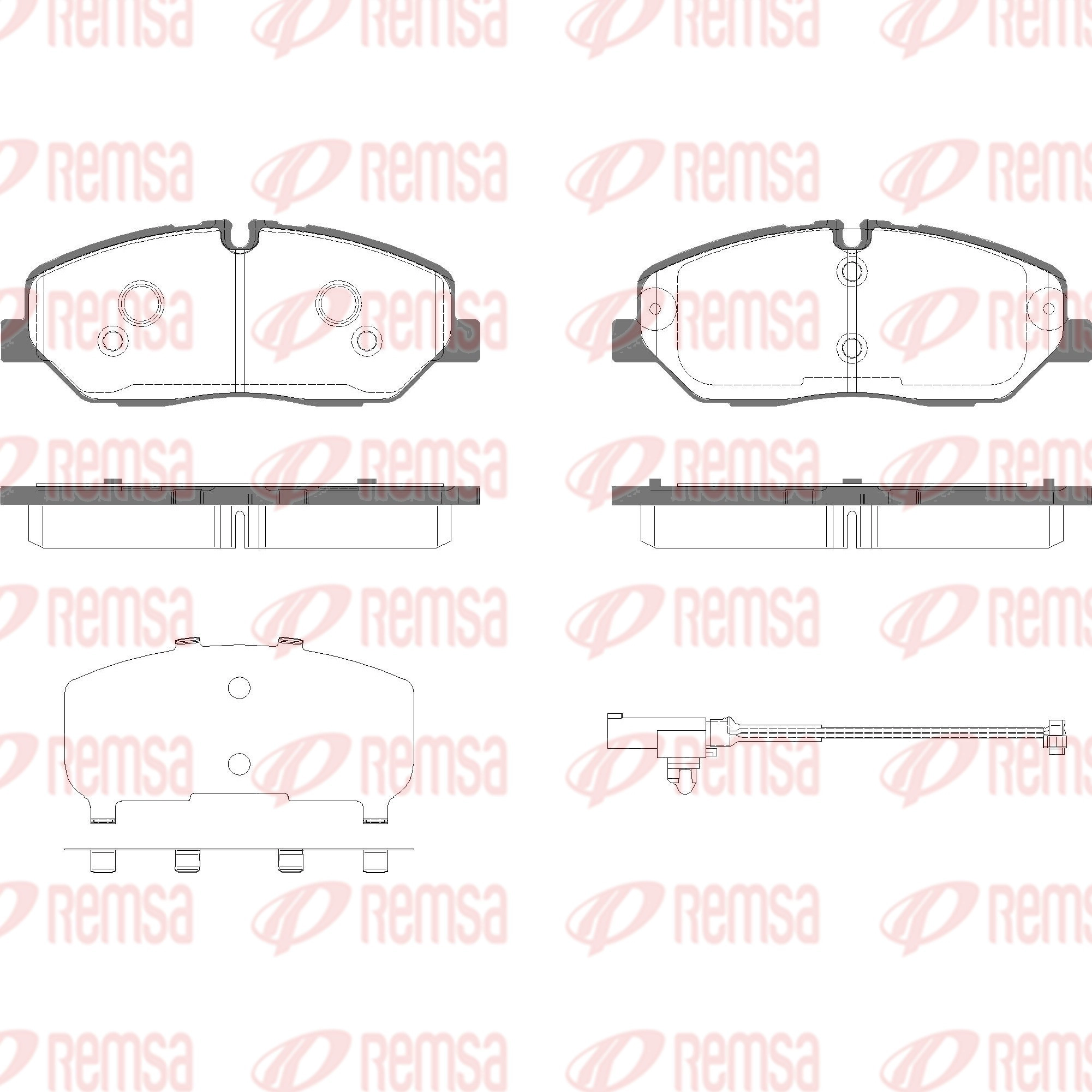 Brake Pad Set, disc brake (1226.52)