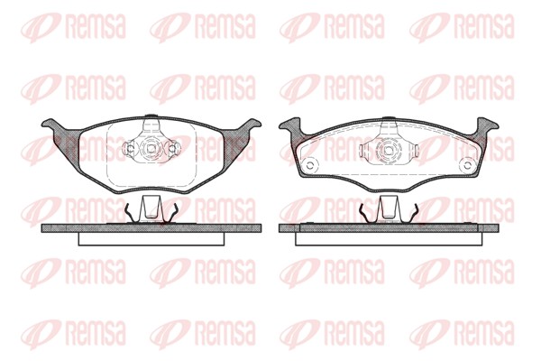 Brake Pad Set, disc brake (0718.00)