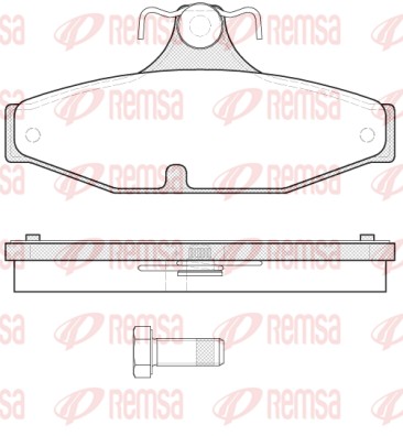 Brake Pad Set, disc brake (0335.10)