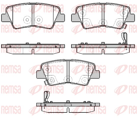Brake Pad Set, disc brake (1807.02)