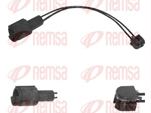 Warning Contact, brake pad wear (001003)