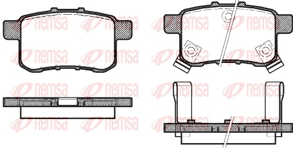 Brake Pad Set, disc brake (1332.02)