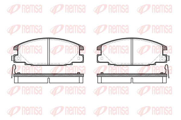 Brake Pad Set, disc brake (0238.04)