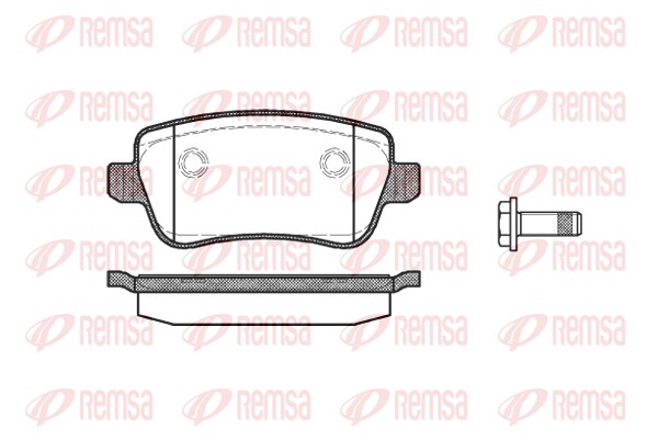 Brake Pad Set, disc brake (1178.00)