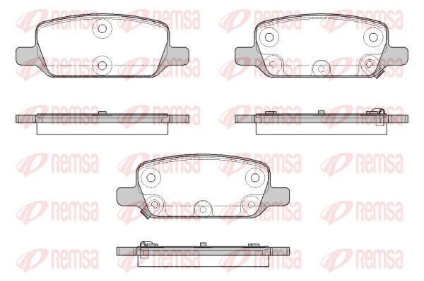 Brake Pad Set, disc brake (1917.02)