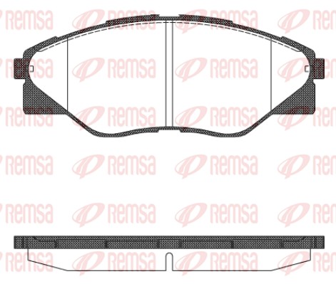 Brake Pad Set, disc brake (1466.00)