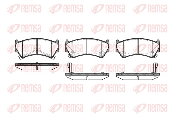 Brake Pad Set, disc brake (0592.12)