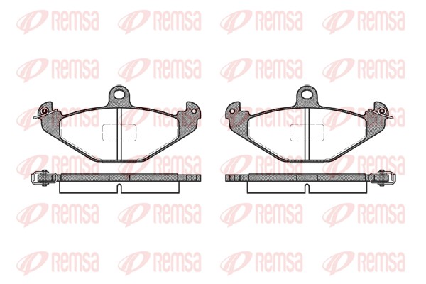 Brake Pad Set, disc brake (0345.10)