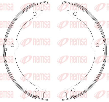 Brake Shoe, parking brake (4620.00)