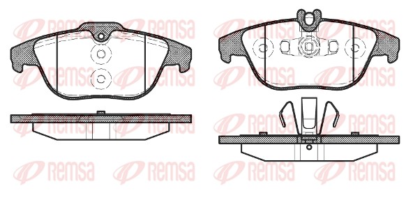 Brake Pad Set, disc brake (1305.20)