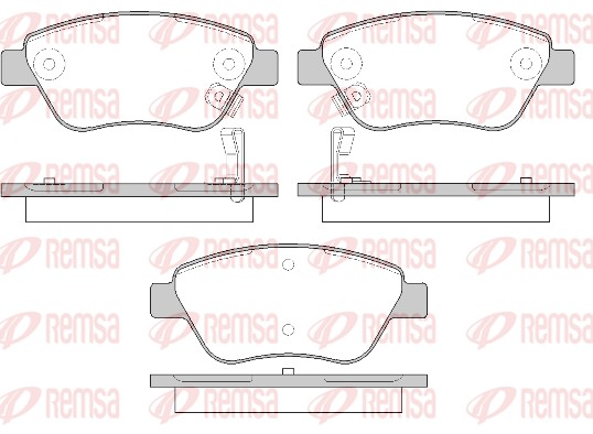Brake Pad Set, disc brake (0858.41)
