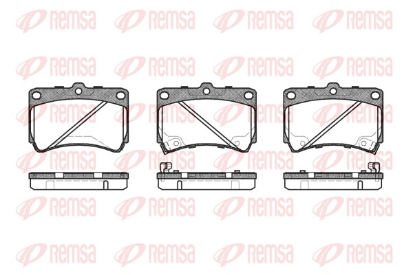 Brake Pad Set, disc brake (0212.42)