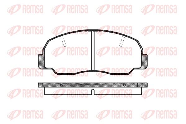 Brake Pad Set, disc brake (0178.10)
