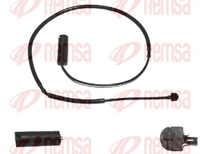 Warning Contact, brake pad wear (001032)