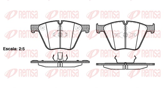 Brake Pad Set, disc brake (1419.00)