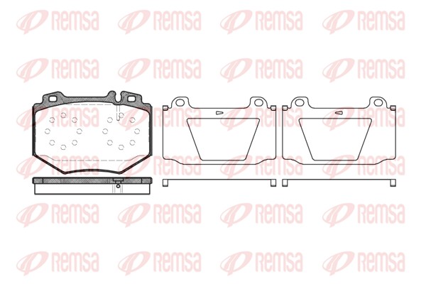 Brake Pad Set, disc brake (1065.00)