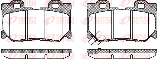 Brake Pad Set, disc brake (1365.01)