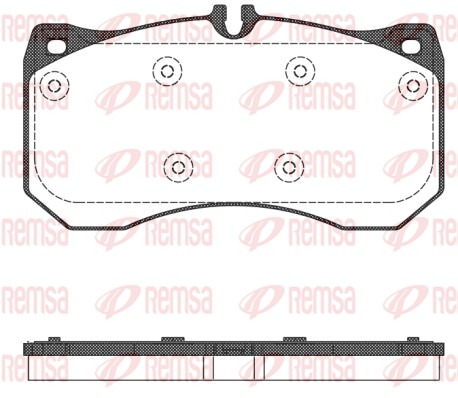 Brake Pad Set, disc brake (1497.00)