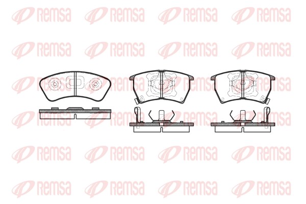 Brake Pad Set, disc brake (0234.02)